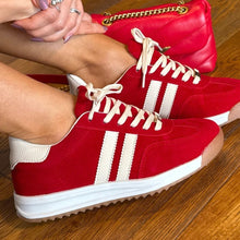 Evelyn rojo x beige