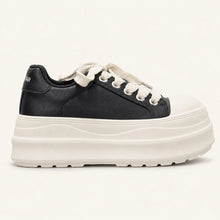 Tenis de plataforma Ivy Negro Edición Limitada - vista lateral