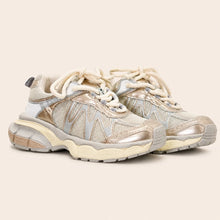 Tenis de plataforma Millie Gold Edición Limitada - vista frontal par